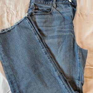 Ann Taylor Straight Leg Blue Jeans